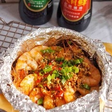 蒜蓉粉丝烤虾